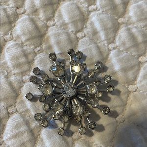 Elegant Silver Brooch